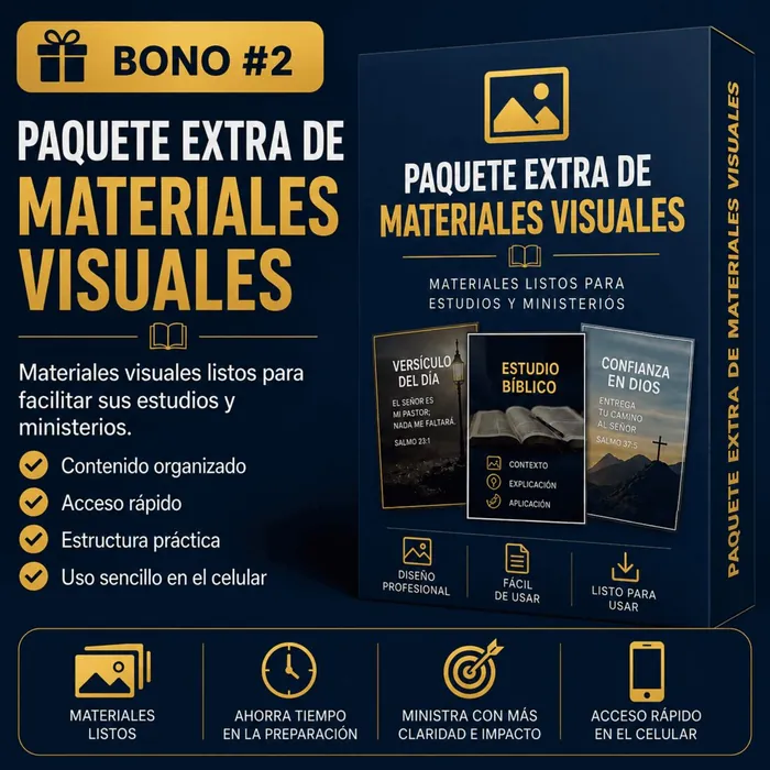 Bono 2: Paquete Extra de Materiales Visuales